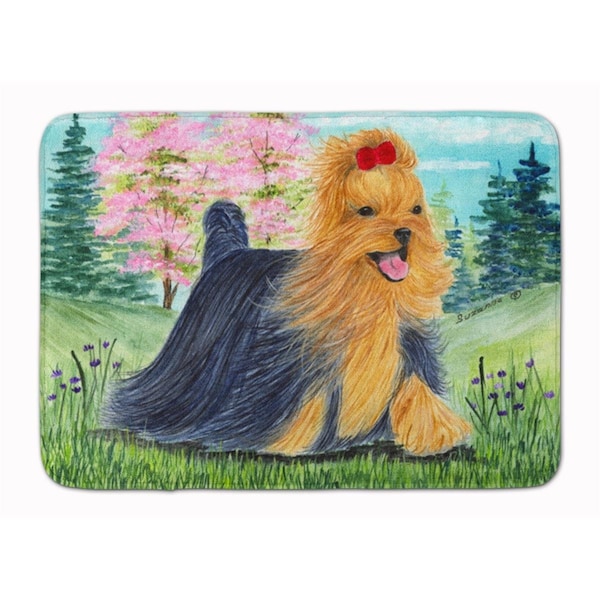 Carolines Treasures Yorkie Machine Washable Memory Foam Mat SS8188RUG - main